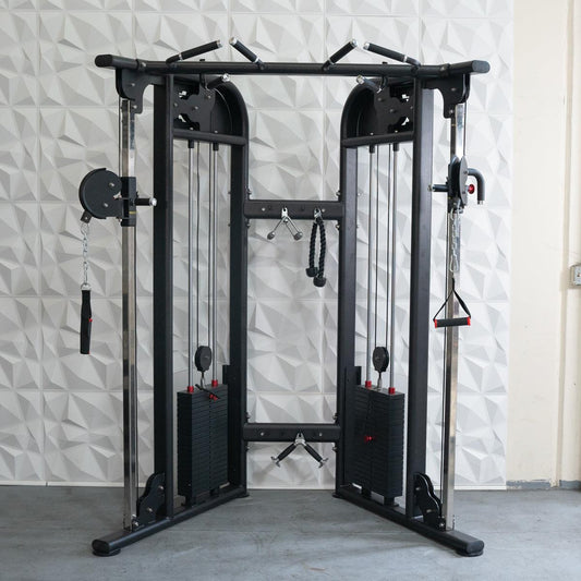 Megatron Dual Adjustable Pulley (88" & 95" height) - Muscle D Fitness - Functional Pull-Up Bar - Adjustable Height - My Store