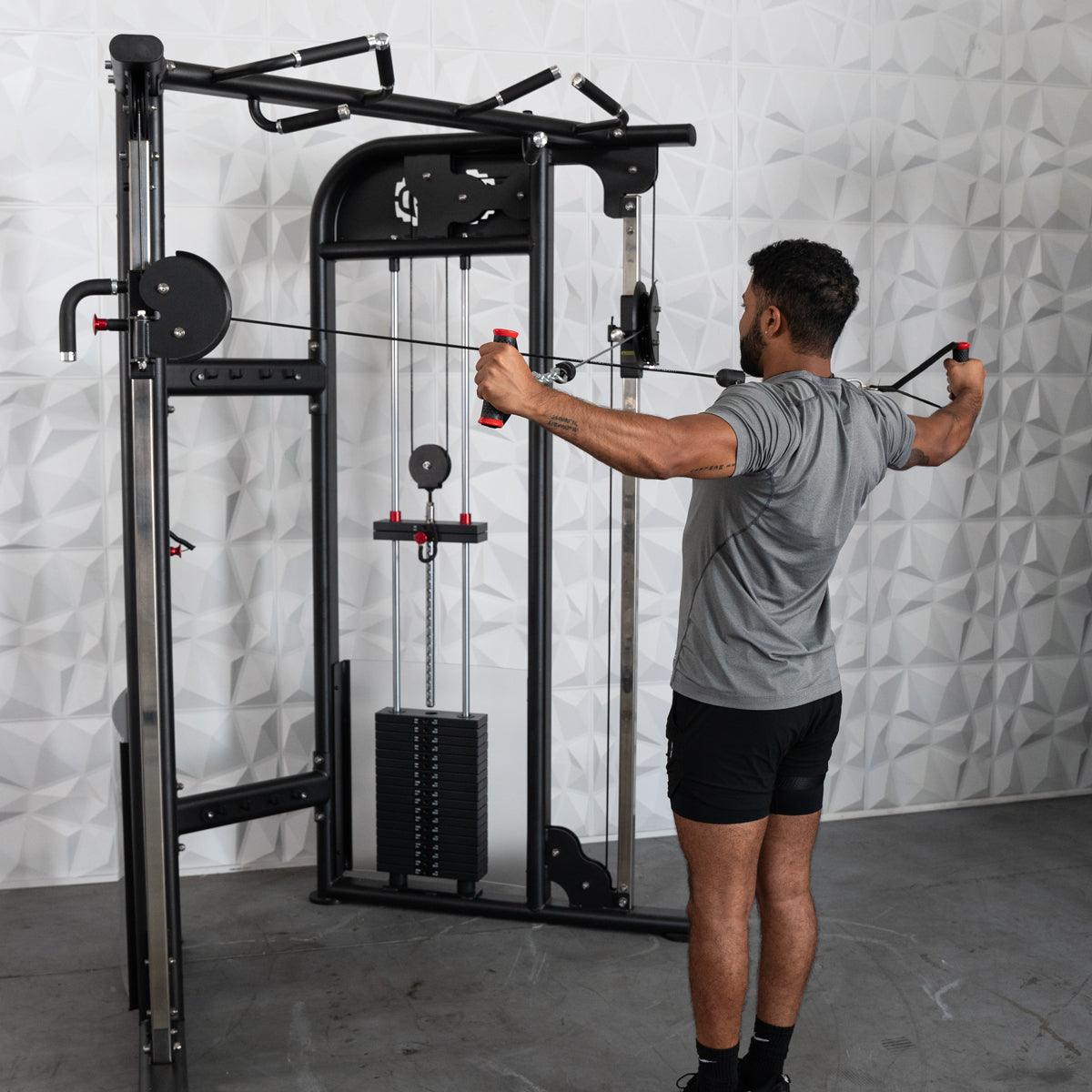 Megatron Dual Adjustable Pulley (88" & 95" height) - Muscle D Fitness - Functional Pull-Up Bar - Adjustable Height - My Store